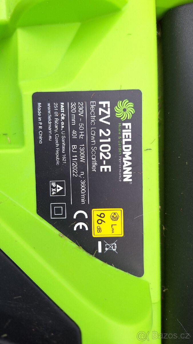 Vertikulátor Fieldmann FZV 2102 E - 5