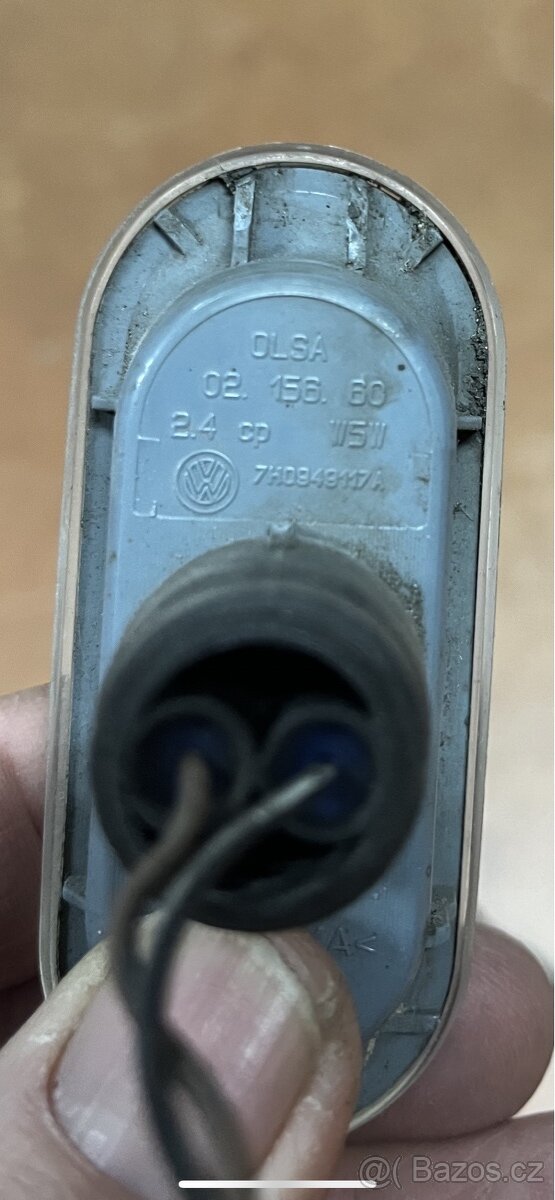 VW transportér T5 blinkr přední blatník - 5