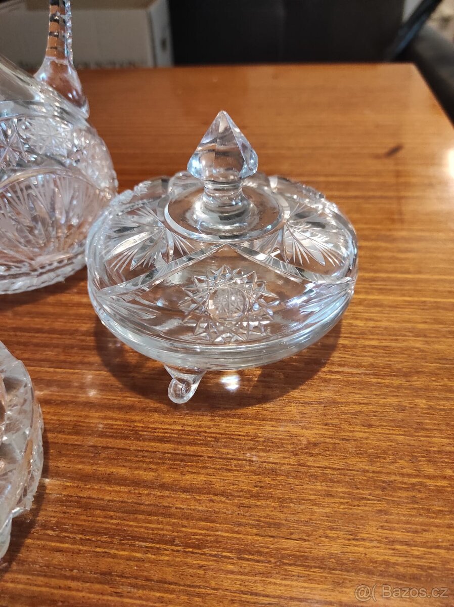 Sada broušeného skla - 5