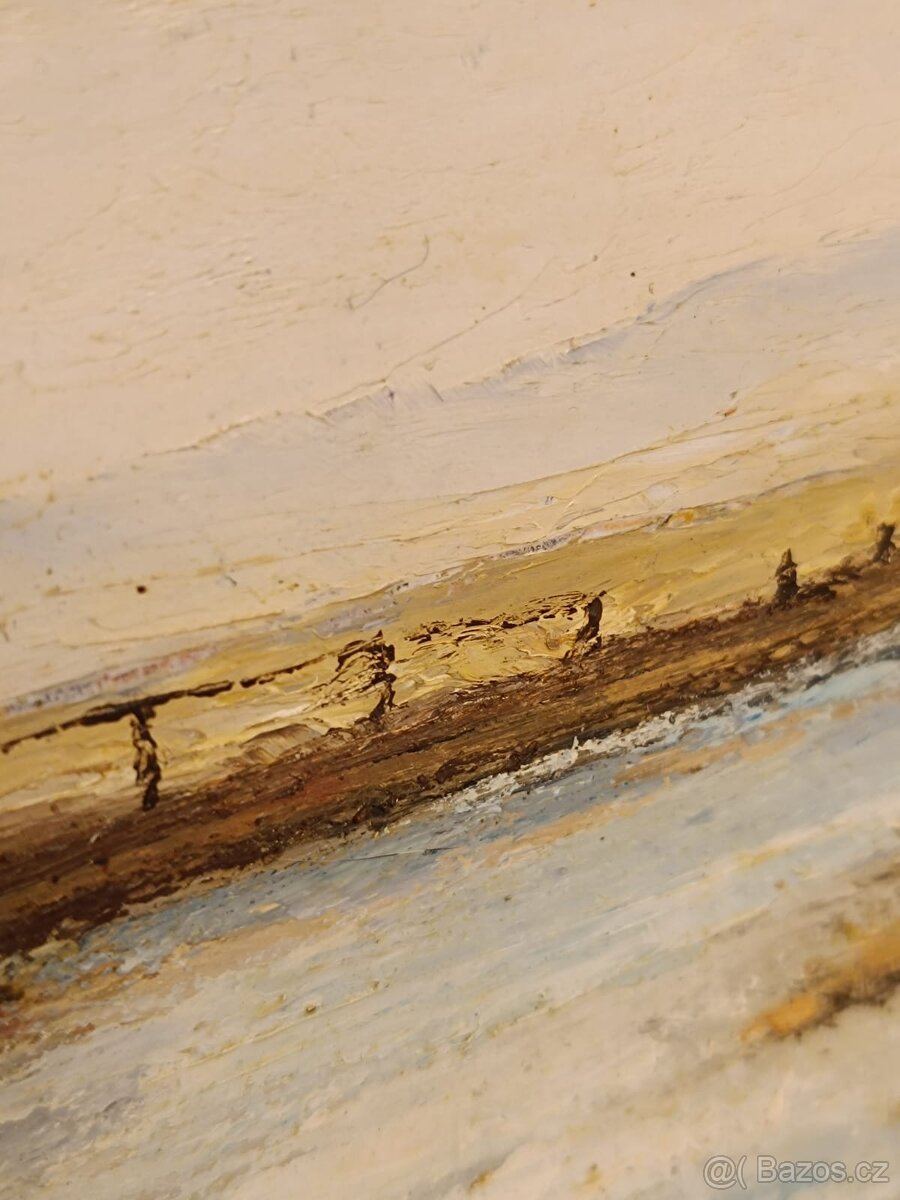 Obraz Joža, Šumava rašeliniště, olej 28x41 - 5