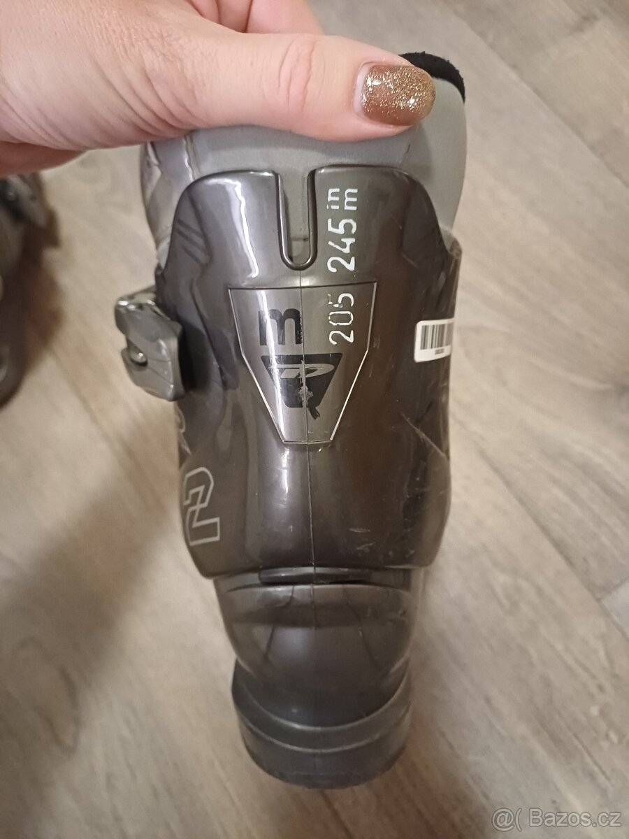 Dětské lyže 95 cm + lyžáky + hůlky - 5