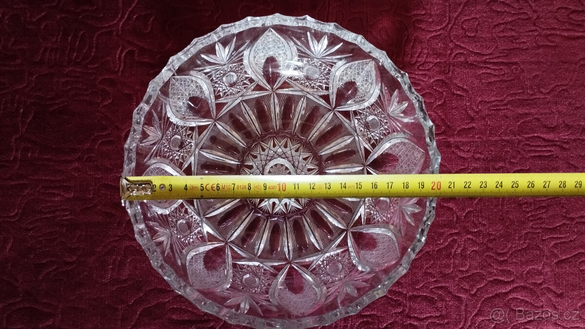 Mísa křišťálová broušená - 5