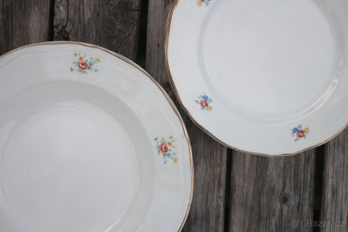 Italský porcelán Fontebasso Treviso - talíře - 5