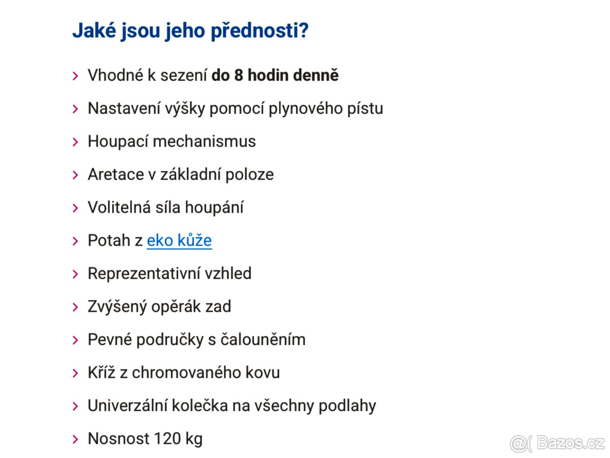 Kancelářské křeslo. - 5