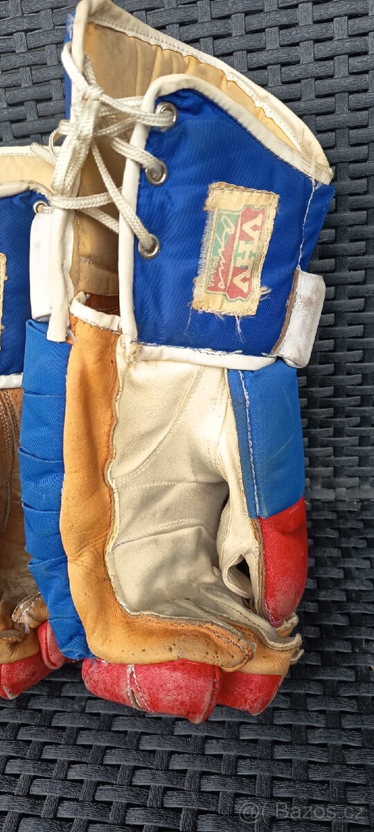 RETRO HOKEJOVÉ RUKAVICE - 5