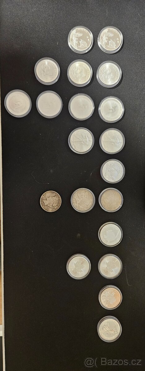 Stribrne mince - 5