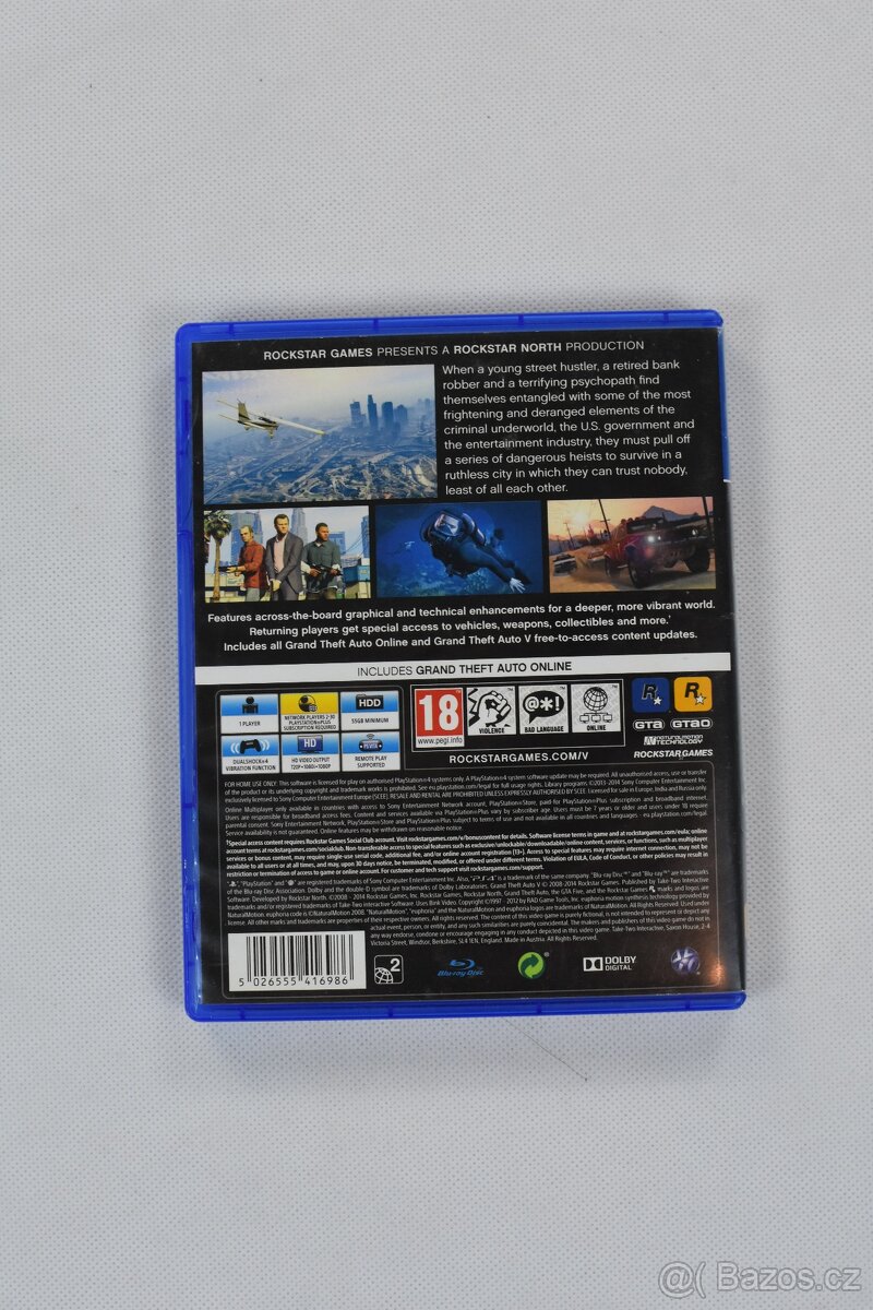 Grand Theft Auto V PlayStation 4 - 5