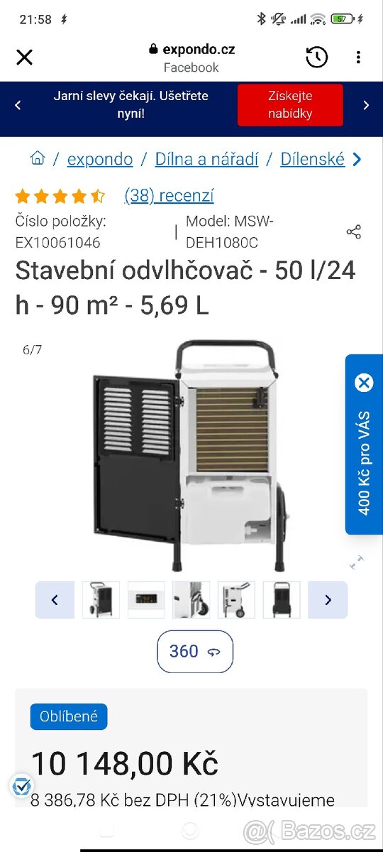 Odvlhčovač stavební - 5