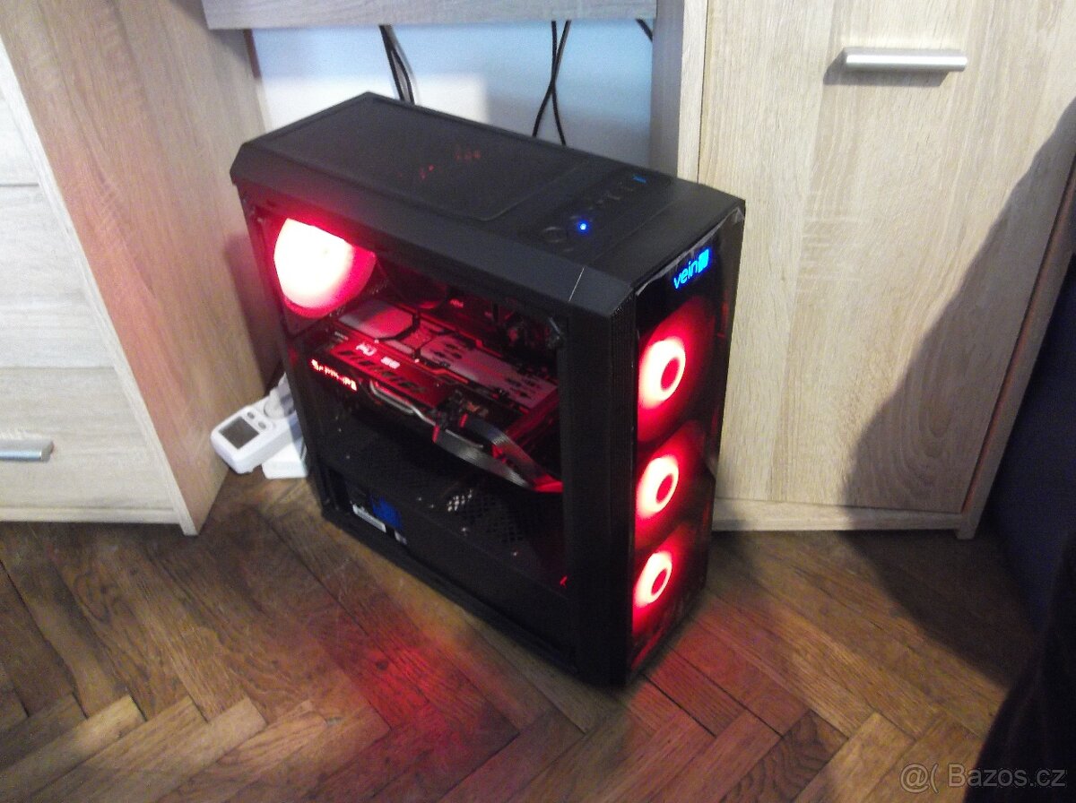 herní PC - Ryzen7 3700x+RX 5700xt+16GB RAM+SSD - 5