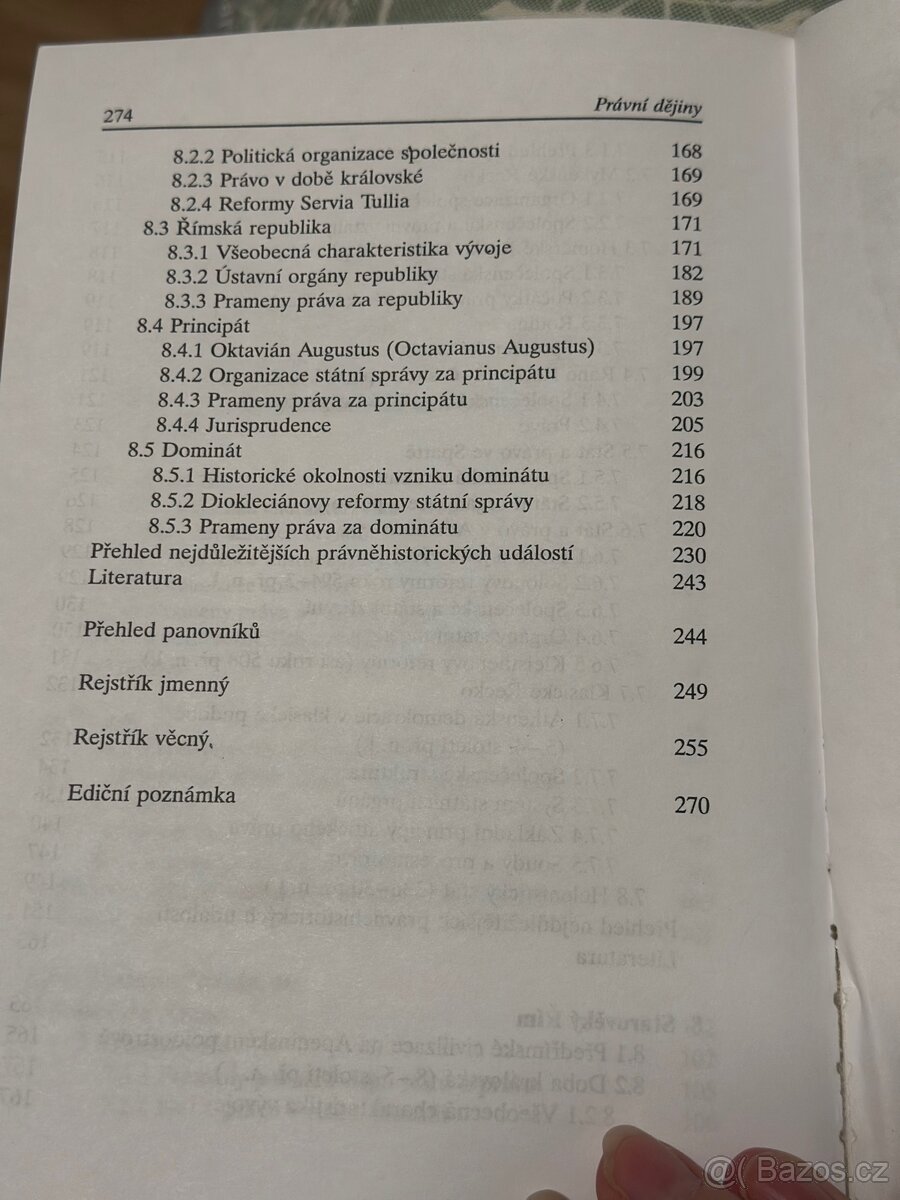 Právní dějiny - starověk, rok 1998 - 5