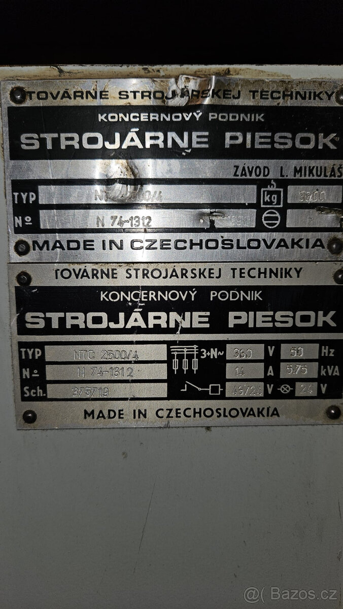 TABULOVÉ NŮŽKY NTC 2500/4 - 5