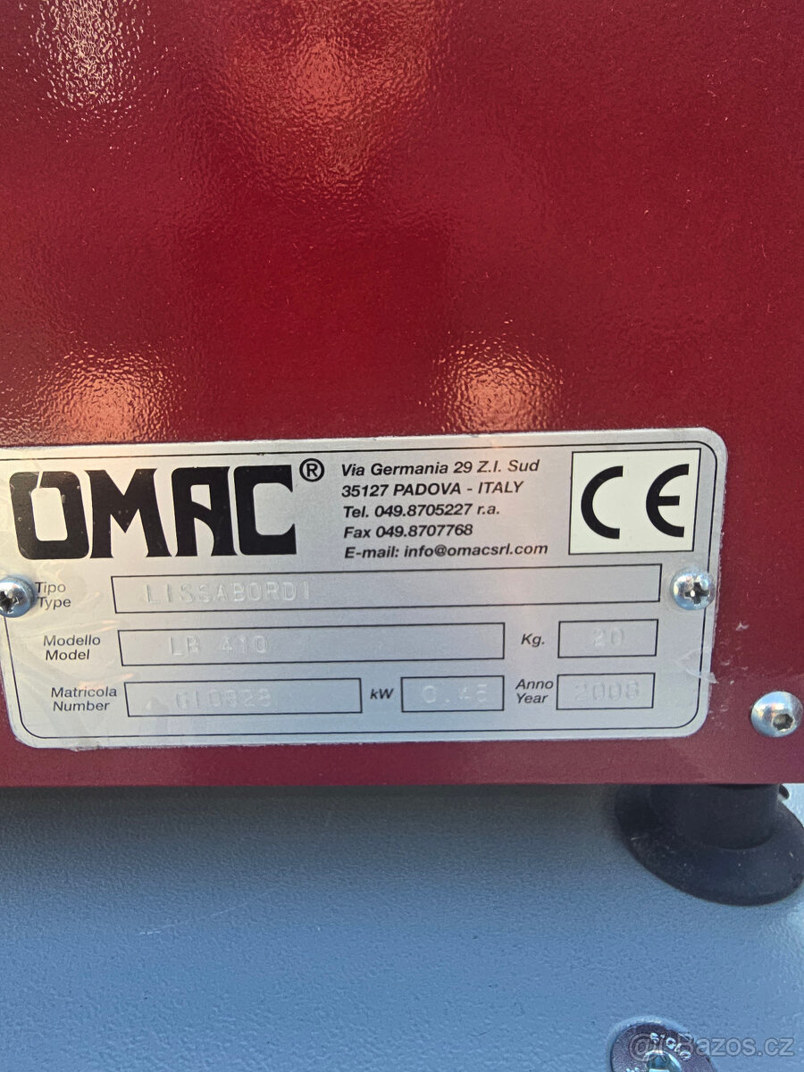 Leštička kožených hran za pomocí tepla OMAC LB 410 - 5