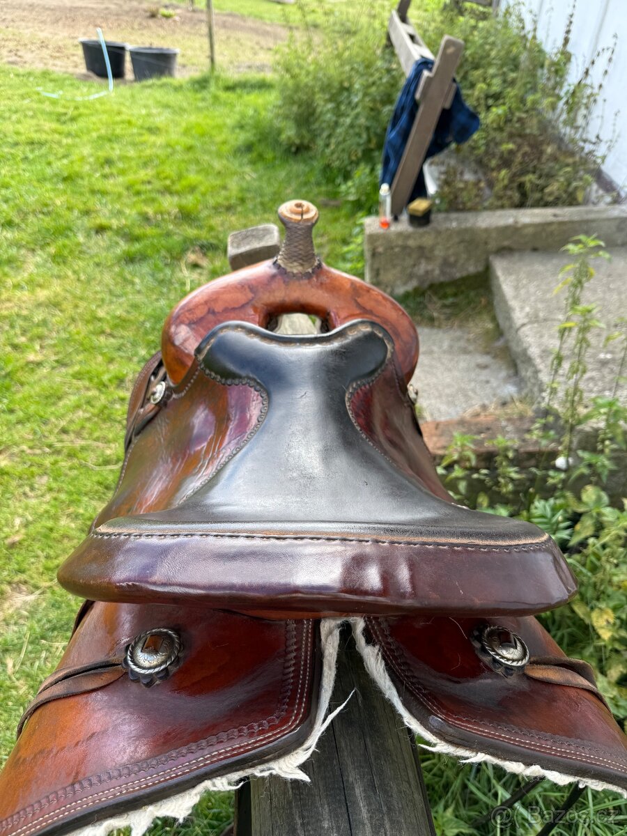 Westernové sedlo pinto - 5