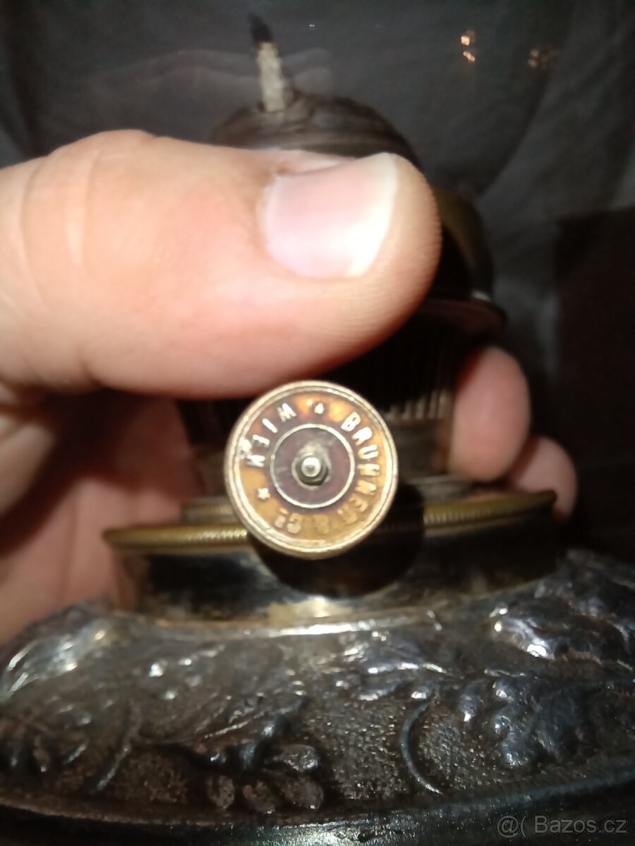 Starozitna petrolejova lampa - 5