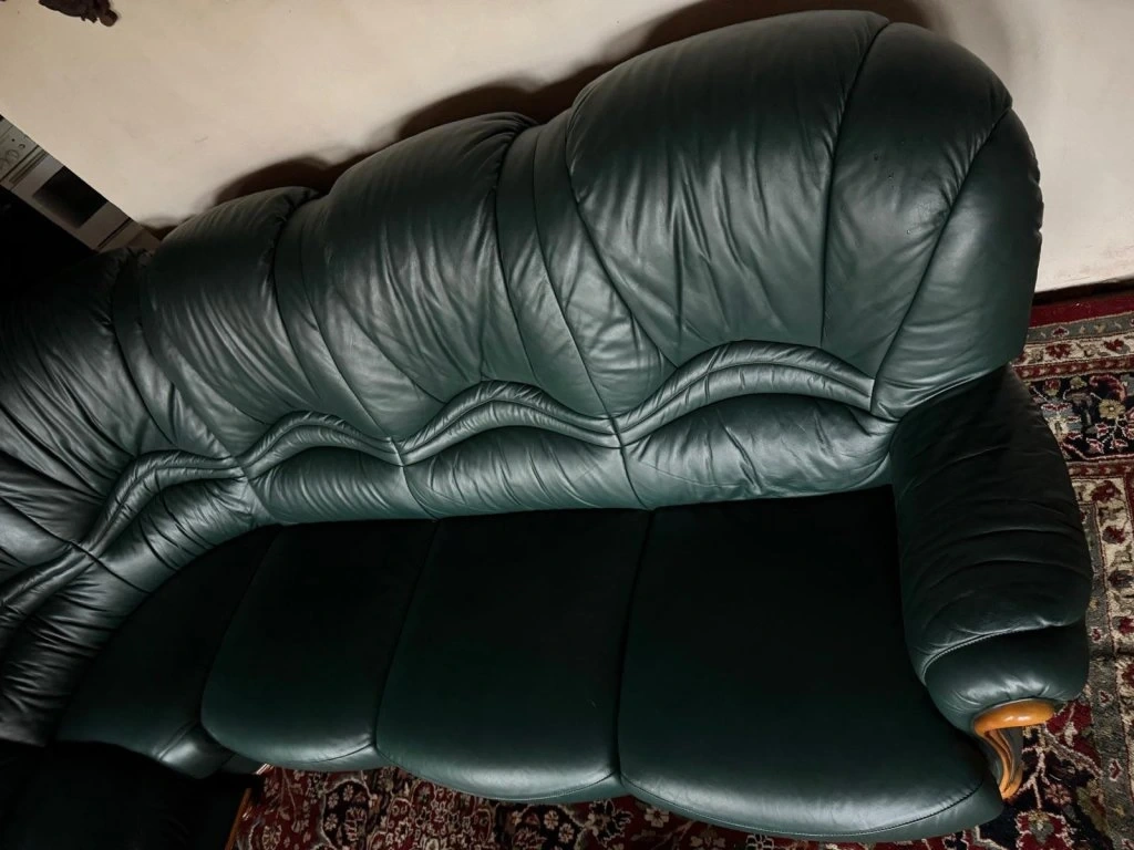 Luxusní rohová italská kožená sedací souprava,5270 - 5