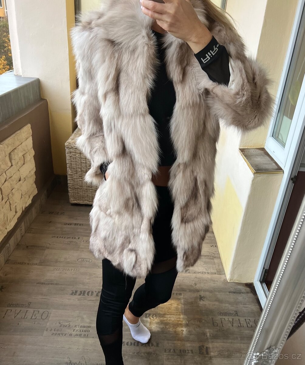 Kožich patchwork z lišky - 5
