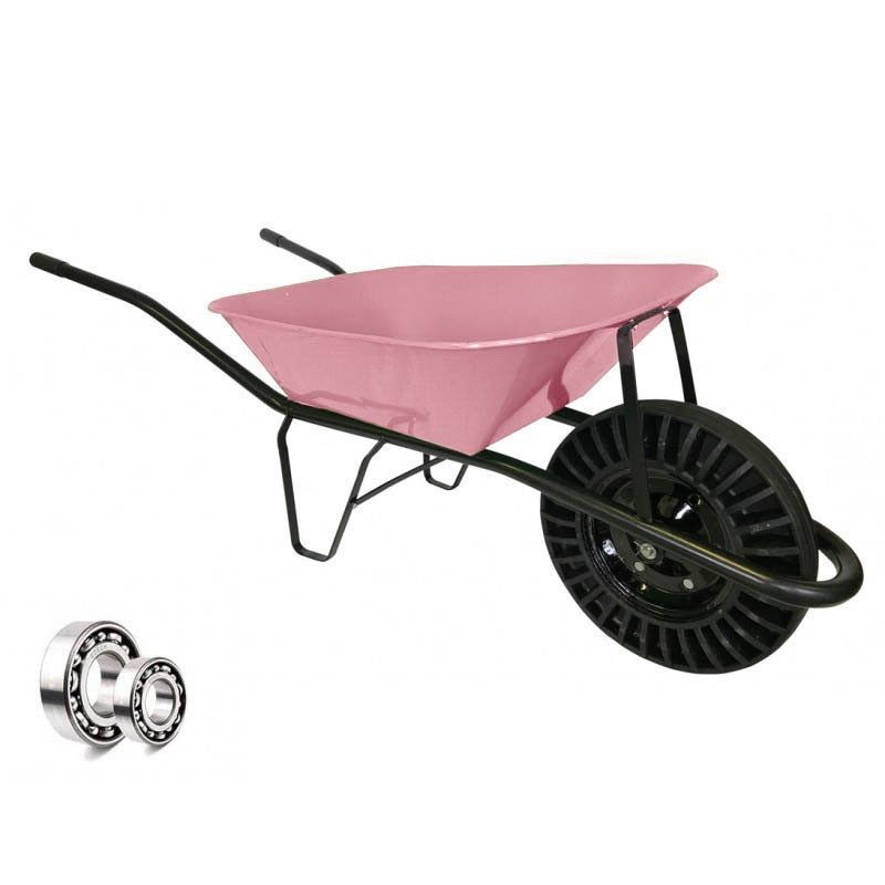 Stavební kolečko KATARO s černým rámem a barevnou korbou 60L - 5