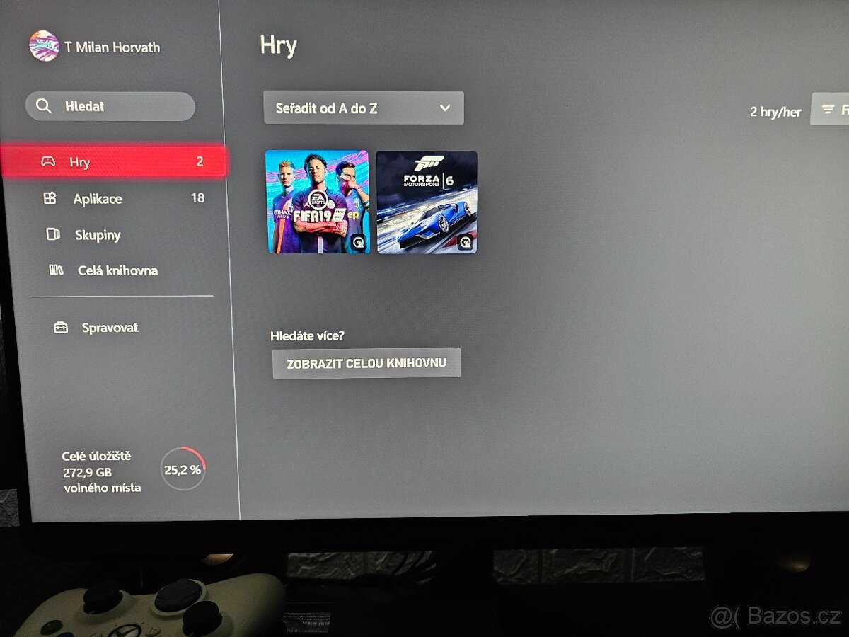 Xbox one , 9x hra, 3x ovladač - 5