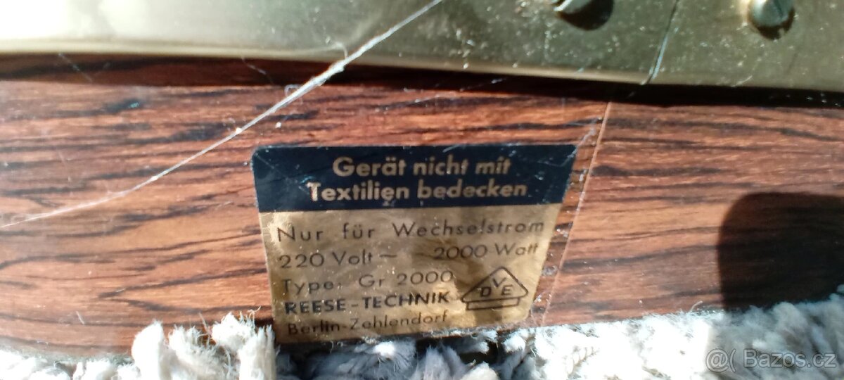 Adria elektrická kamna 2000w - 5