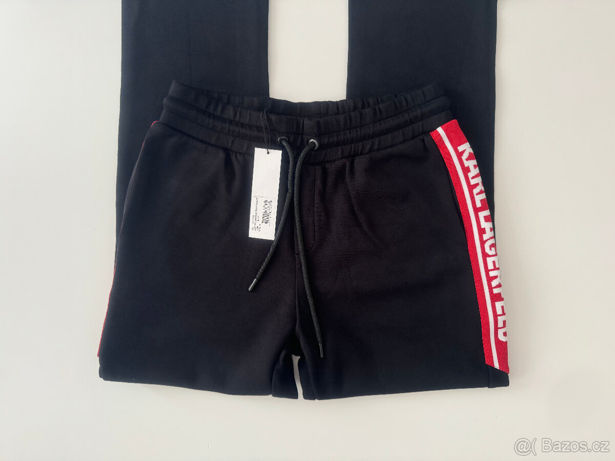 Pánské černé tepláky Karl Lagerfeld vel. M - 5
