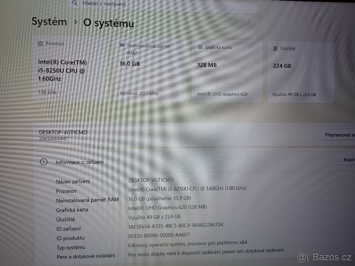 Lenovo ThinkPad E580 | i5 8th gen | 16GB RAM - 5