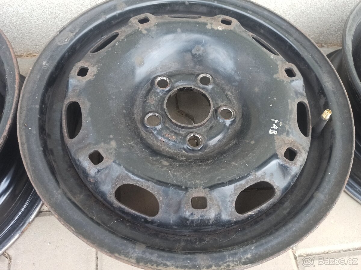 ŠKODA FABIA DISKY 5Jx14 ET35 - 2 sady - 5