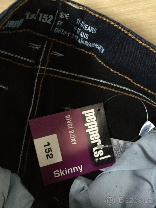 Dívčí džíny vel.152 - NOVÉ. - 5