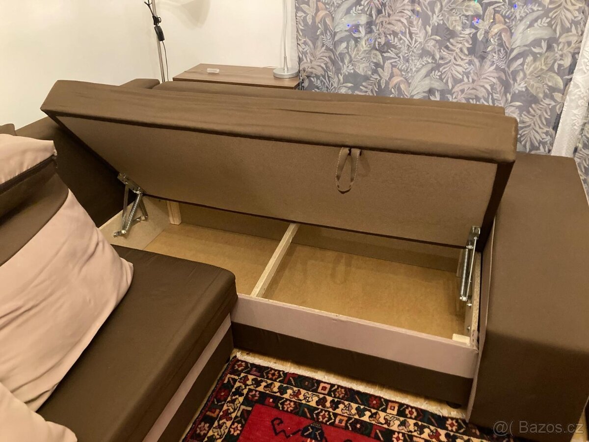 Rozkládací 230x190 cm + 2 taburety - 5