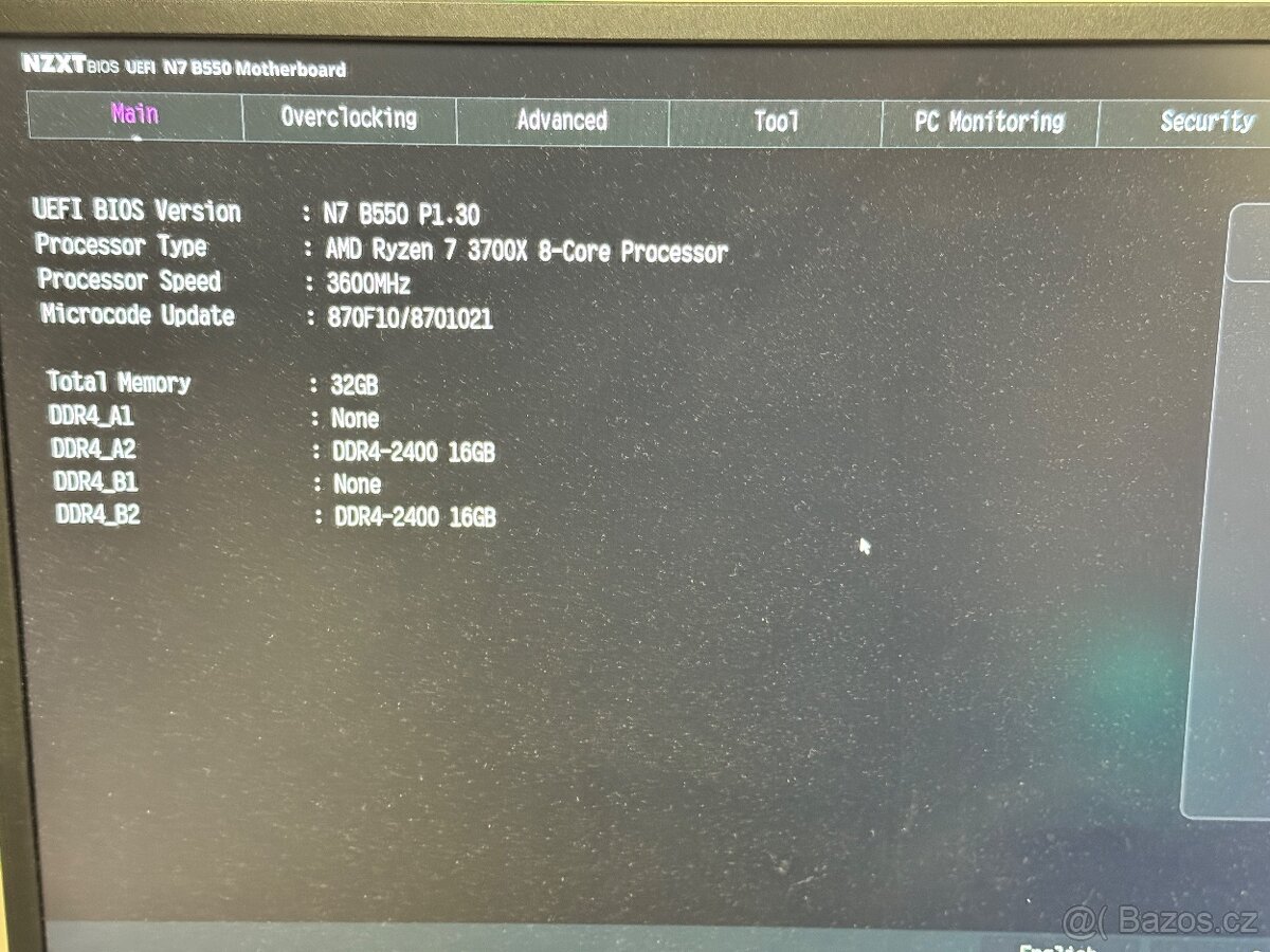 NZXT N7 B550 White - AM4, WIFI, ATX - 5