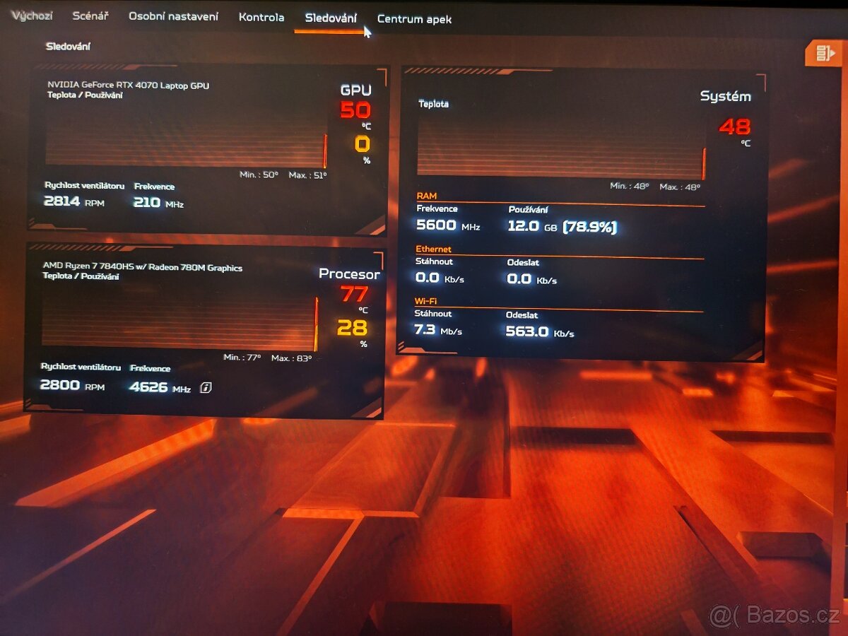 Nitro 16" ,RTX4070, 2xSSD, ryzen 7 - 5