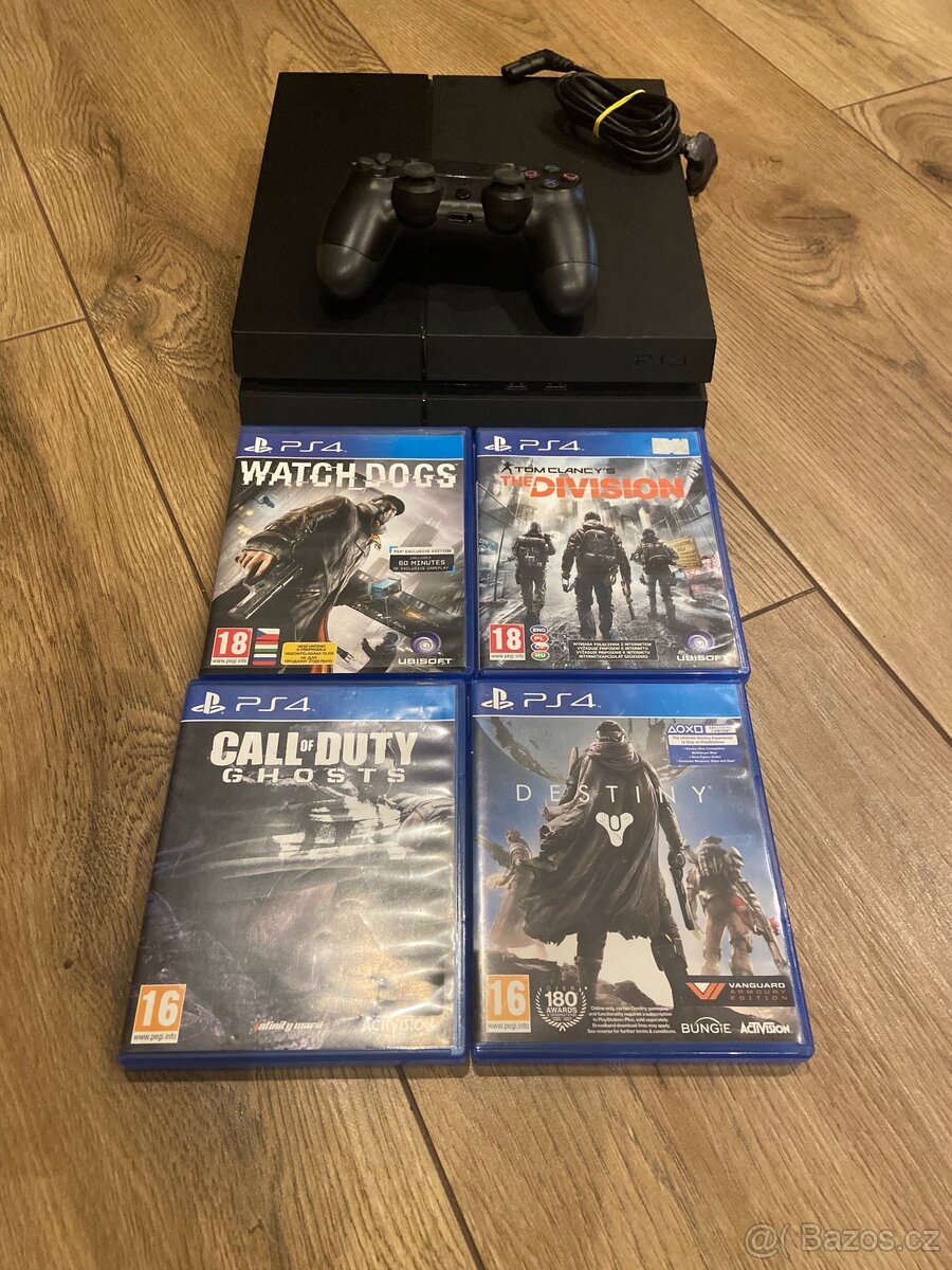 Prodám PS4 paměť 1TB + hry+ ovladač - 5