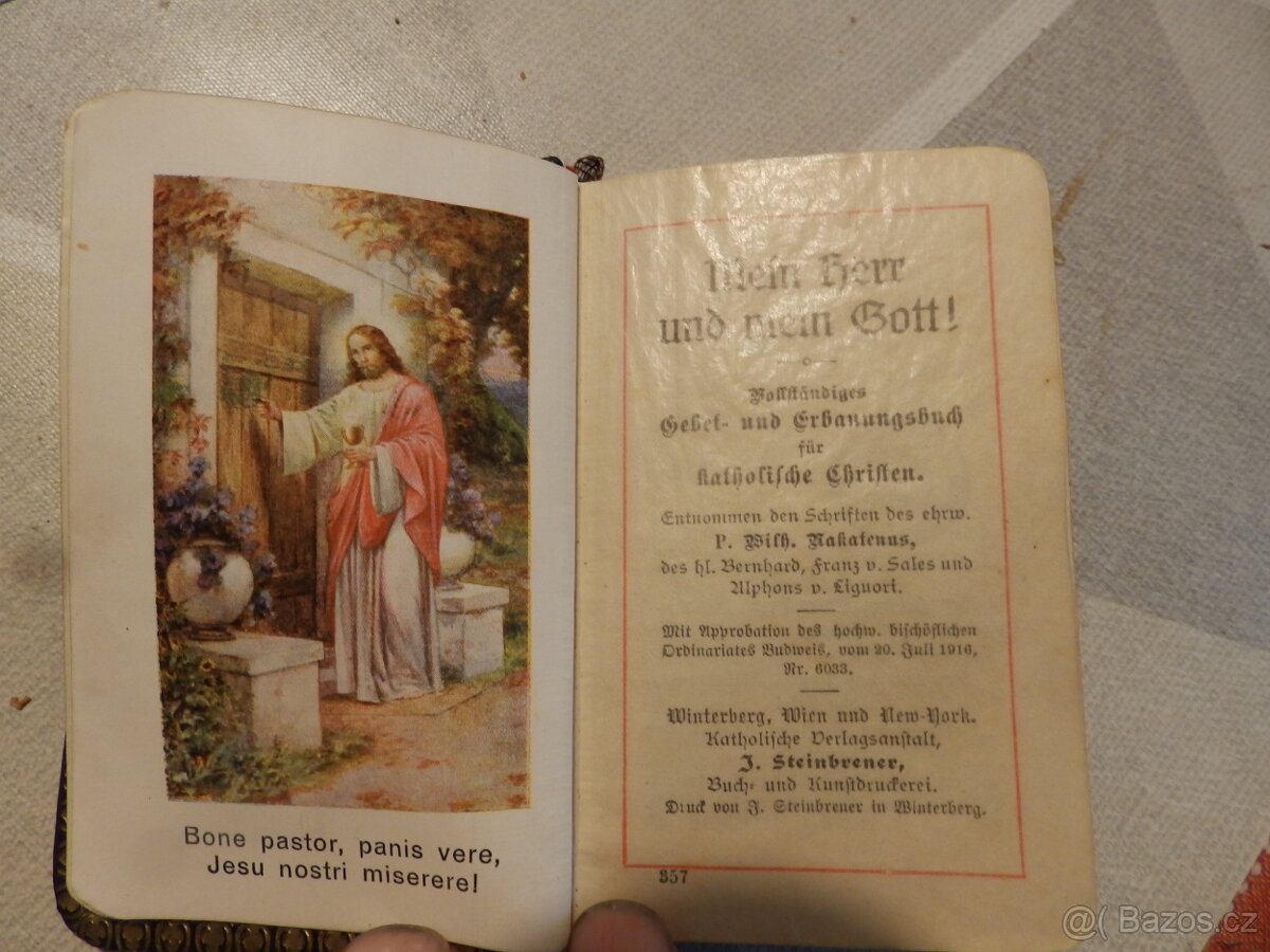 Modlitební knížečka - předválečná, německy, švabach - 5