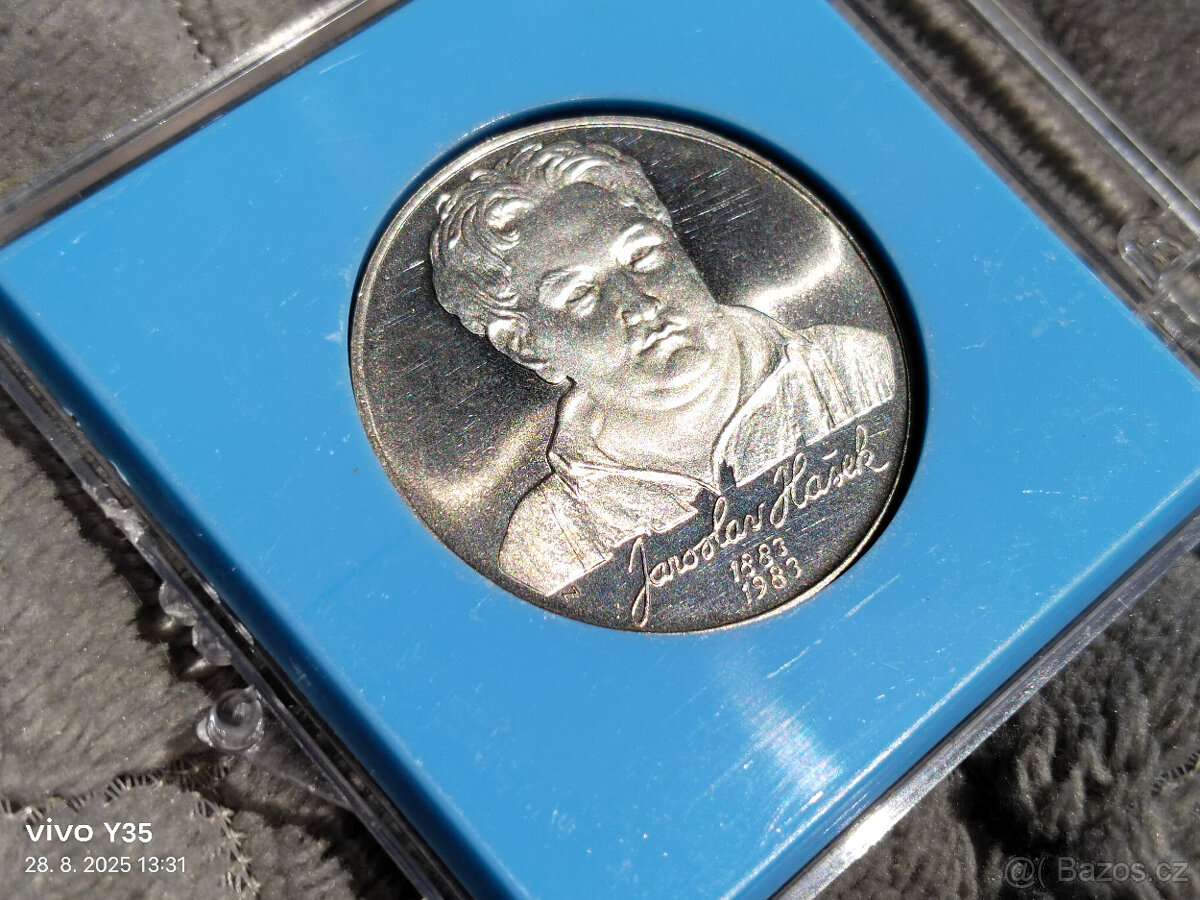 3x PROOF stříbrná pamětní mince Československo - 5