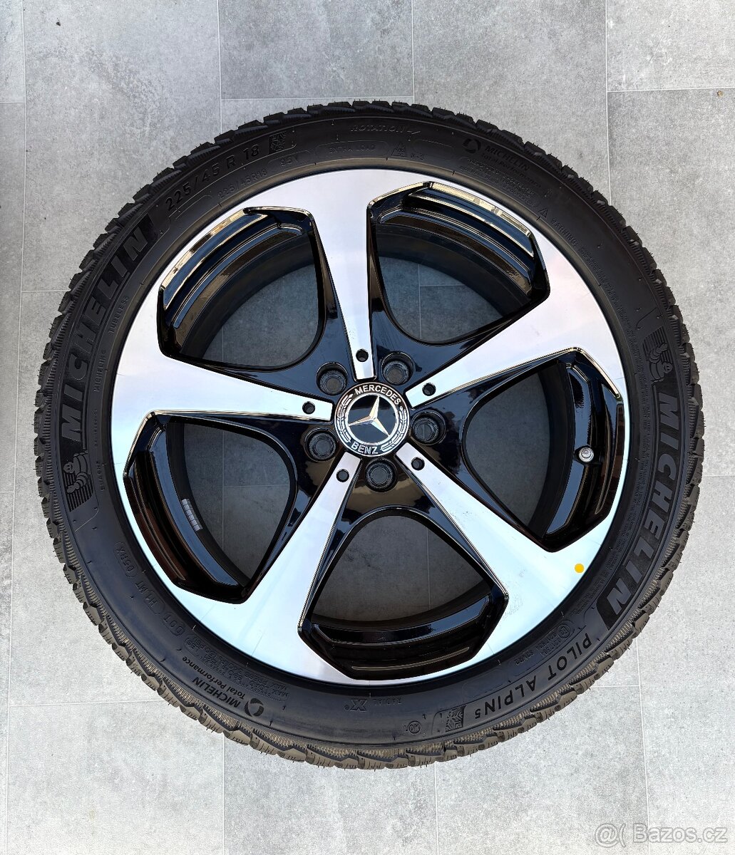 W205 C205 Mercedes Alu Kola R18 Zimní Michelin - 5