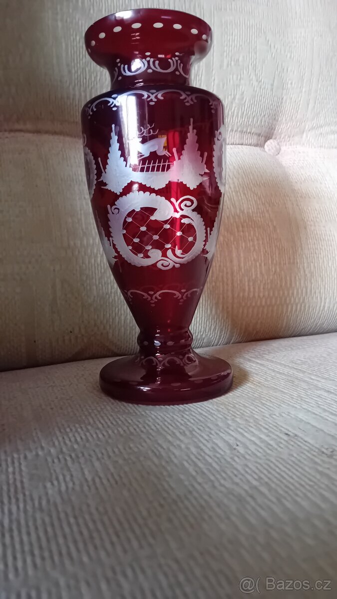EGERMANN RUBÍNOVÁ VÁZA - 5