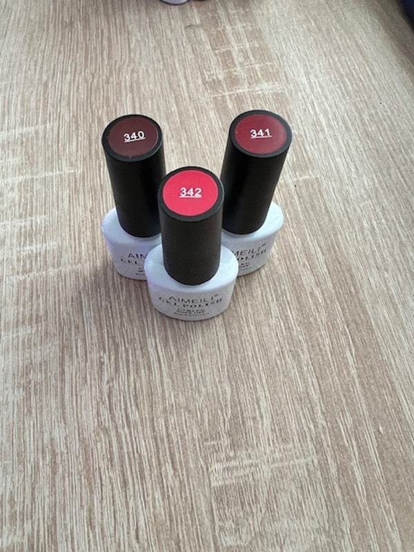 Sada 12 ks laků AIMEILI na nehty pro UV lampy (334-345) - 5