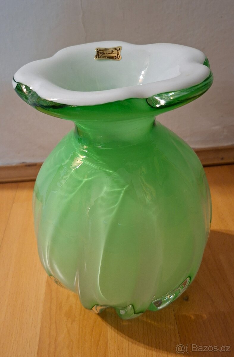 Skleněná váza .... - 5