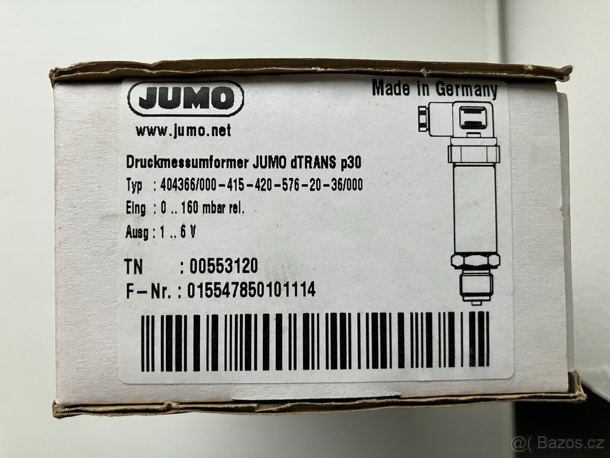 Senzor tlaku Jumo 160mBar - 5