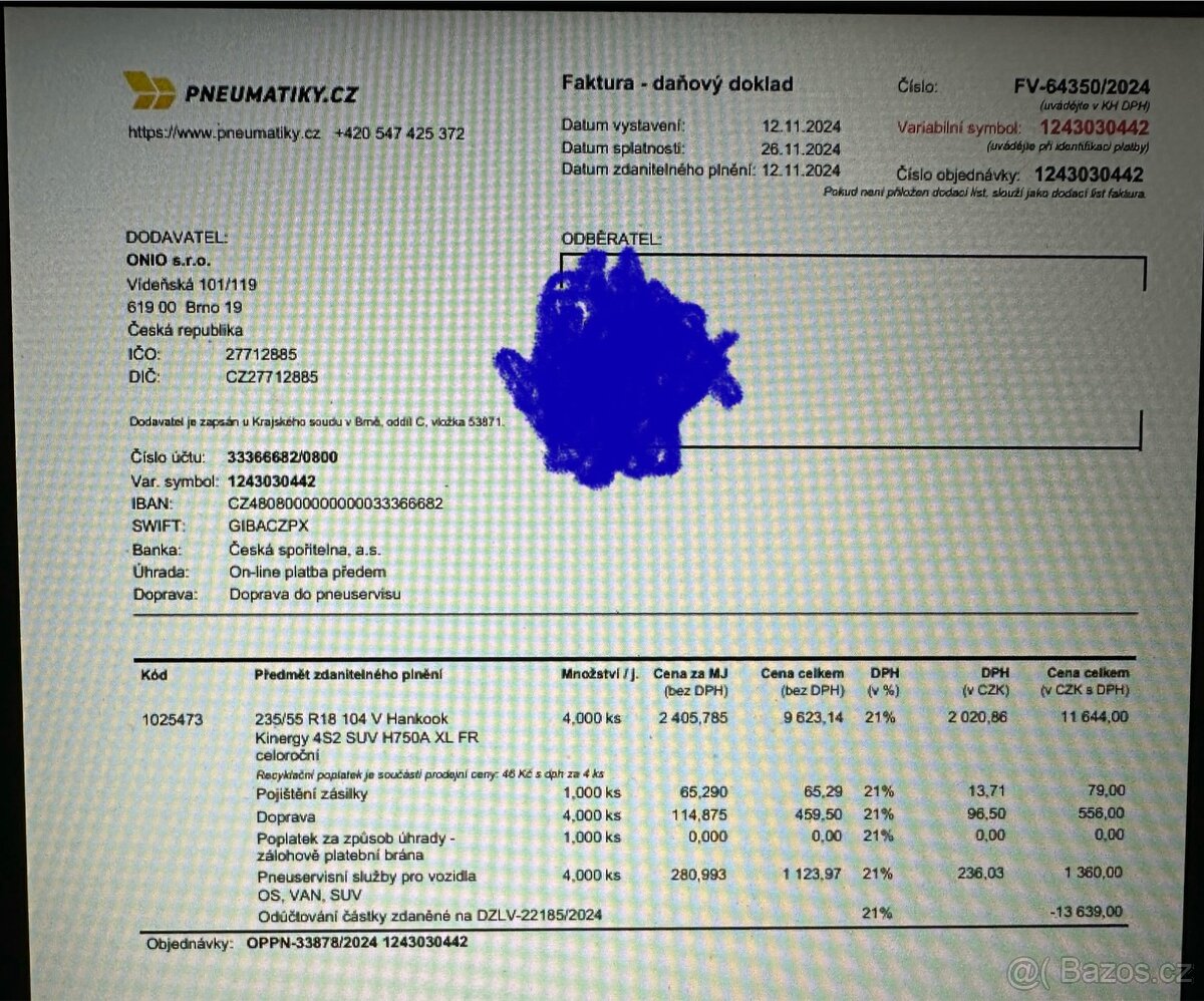 Rok staré celoroční pneu 235/55 R18 104 V - 5
