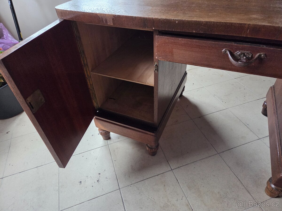 Starožitný psací stůl - 5