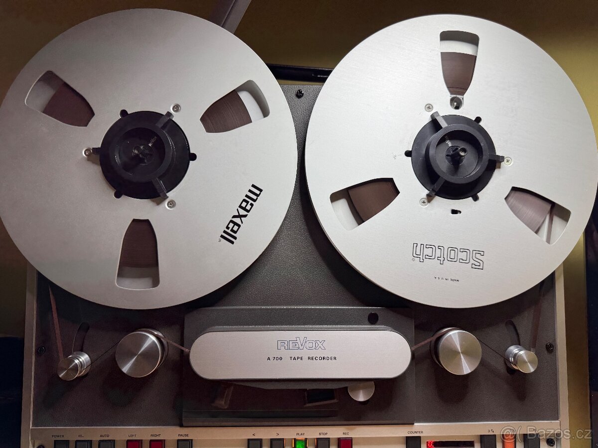 REVOX A700 - 2 TRACK 9,5, 19, 38 cm/s NAB - po renovaci - 5