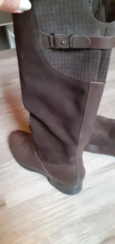 Kožené kozačky GEOX vel.39 - 5