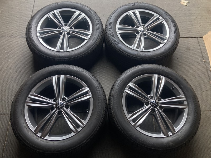 Alu kola VW TIGUAN II 18" 5x112 letní BRIDGESTONE 235/55R18 - 5