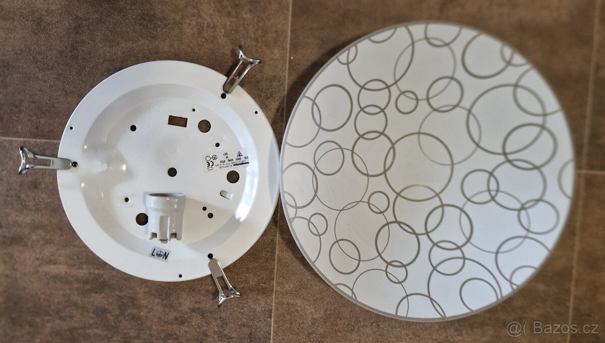 Stropní / nástěnné svítidlo 30cm, 1xE27/60W/230V - 5