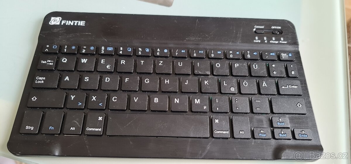 Bluetooth tenká klávesnice pro tablet nebo mobil - 5