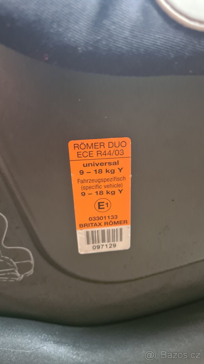 Britax Romer Duo 9-18kg - 5