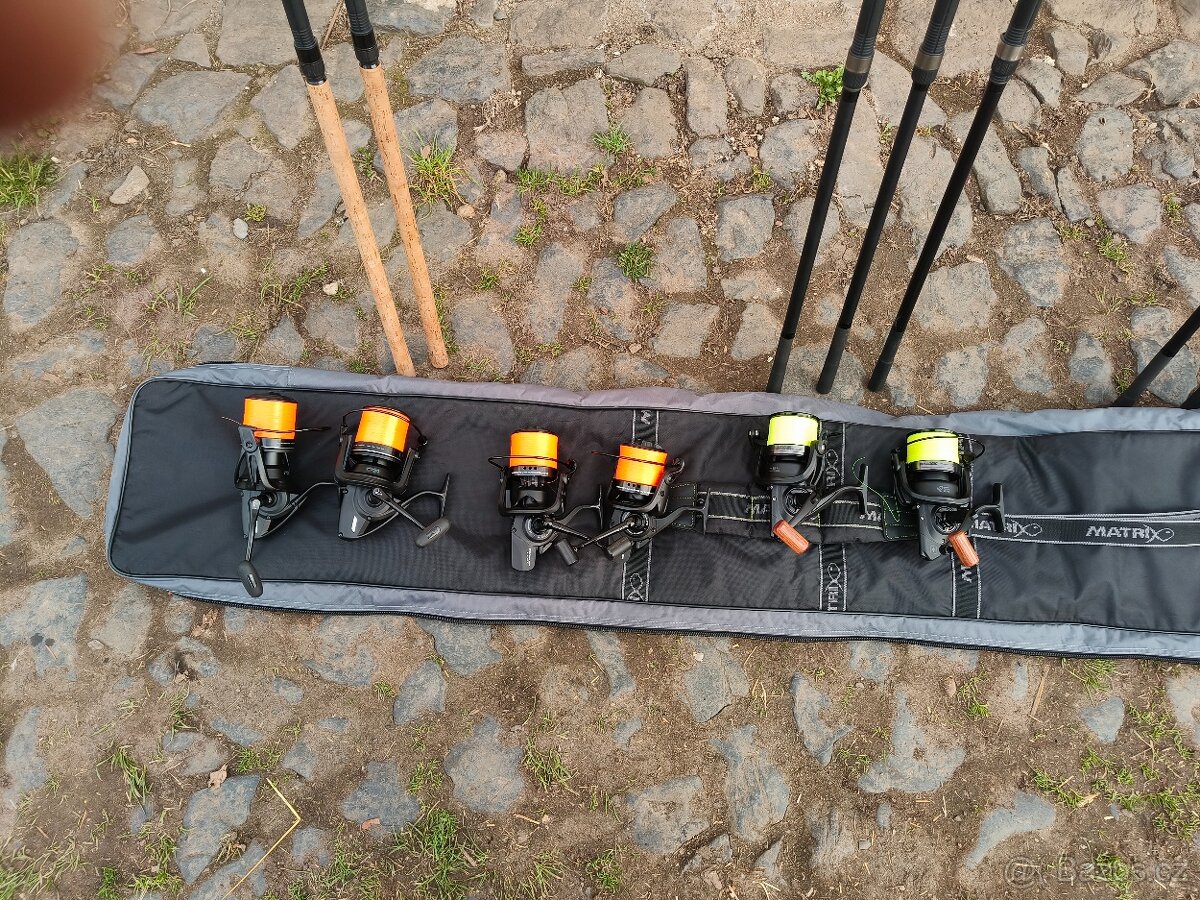 Prodám pruty Fox,Soník + navijaky - 5