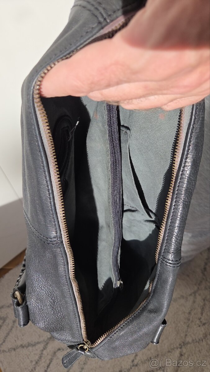 Kožená kabelka vintage styl - 5