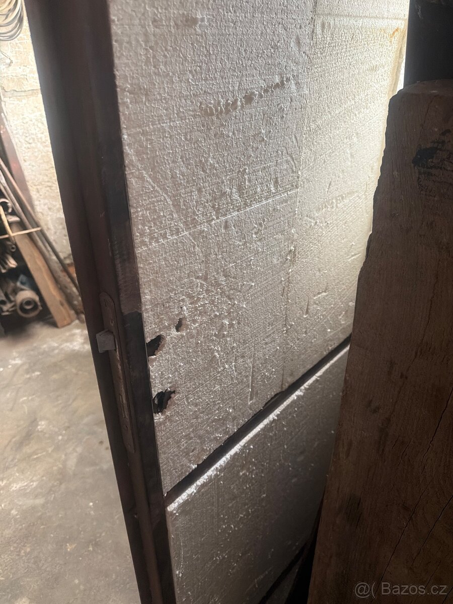 Vrata plechová ,dvojkridlo kovová vrata - 5