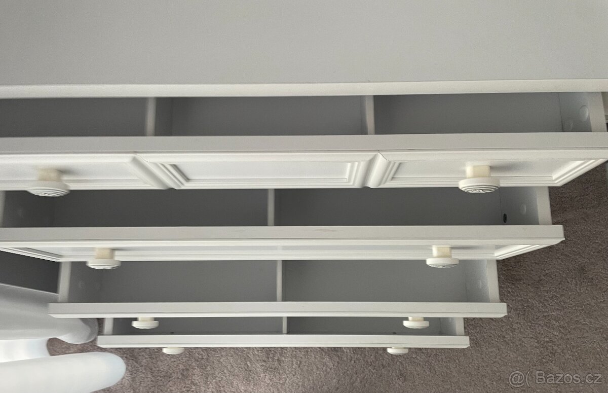 Prodám komodu se zrcadlem ČILEK Romantica – TOP stav - 5